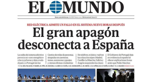 Nota - El Mundo Apagón España 2025