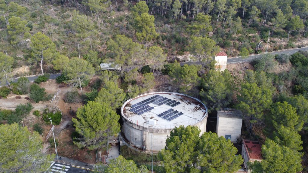 Instal·lació fotovoltaica de 17,48 kWp al Dipòsit de Gavà d’Aigües de Barcelona