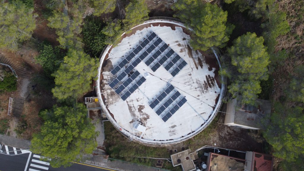 Instal·lació fotovoltaica de 17,48 kWp al Dipòsit de Gavà d’Aigües de Barcelona