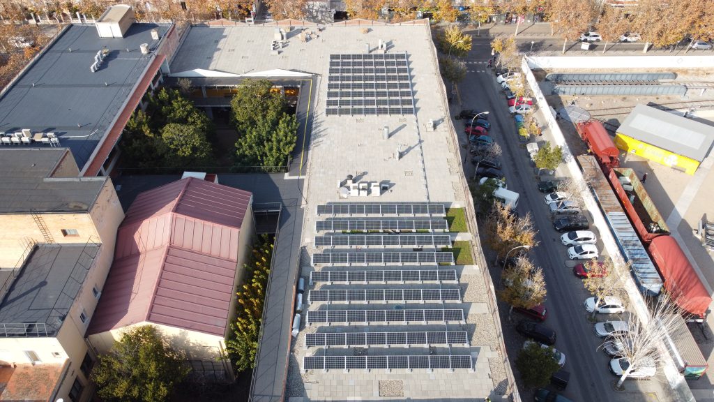 Edifici de la UPC a Vilanova amb instal·lació fotovoltaica de 48,64 kWp