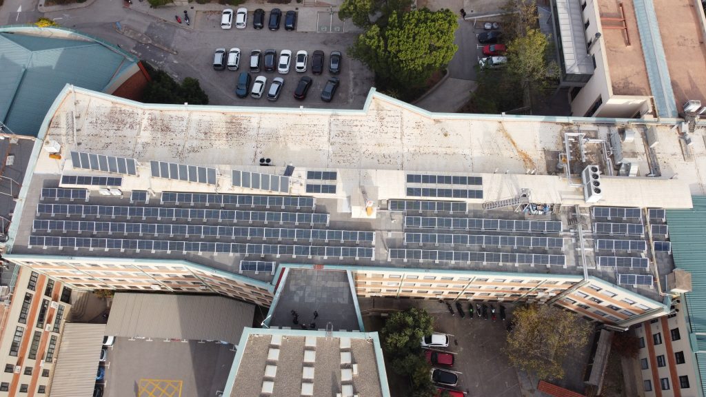 Edifici de la UPC Terrassa 5 amb instal·lació fotovoltaica de 57 kWp