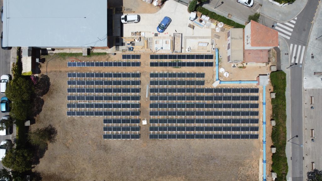 Instal·lació fotovoltaica de 82,8 kWp al Dipòsit de Cerdanyola d’Aigües de Barcelona