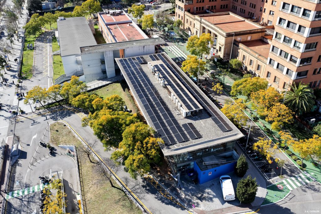 Instalación fotovoltaica ejecutada por Impulso Solar en el Hospital Universitario Vall d’Hebron de Barcelona