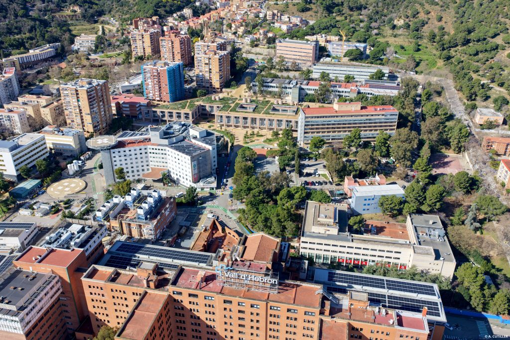 Instalación fotovoltaica ejecutada por Impulso Solar en el Hospital Universitario Vall d’Hebron de Barcelona