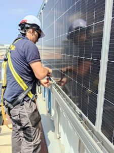 Mantenimiento preventivo en instalación fotovoltaica