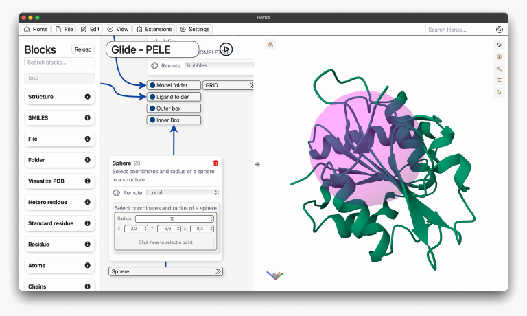 Designing large simulation workflows with integrated analysis and visualization