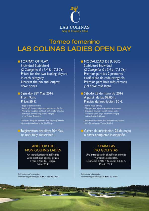 Las-Colinas-Golf-acoge-el-I-Torneo-Femenino-Las-Colinas-Ladies-Open-Day-cartel