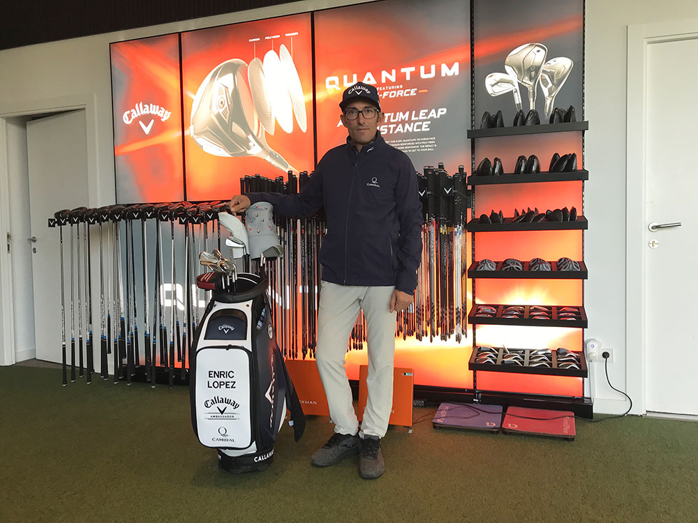 Enric López, nuevo embajador de Callaway Golf