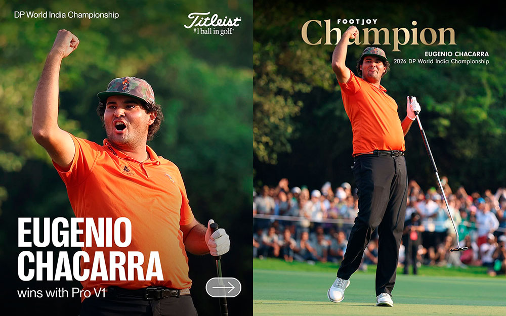 Eugenio Chacarra gana con Titleist y FootJoy