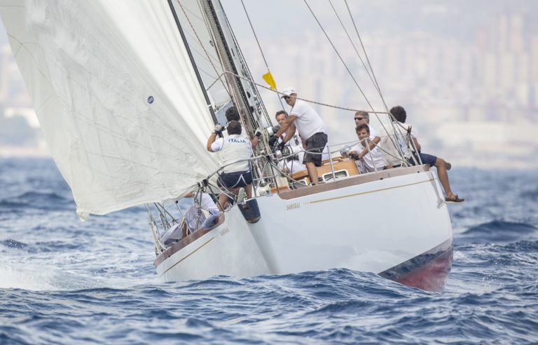 Nyala, 12 Meters World Champion Moonbeam IV, Marigold, Peter and Samurai, winners of the VII Puig Vela Clàssica Barcelona