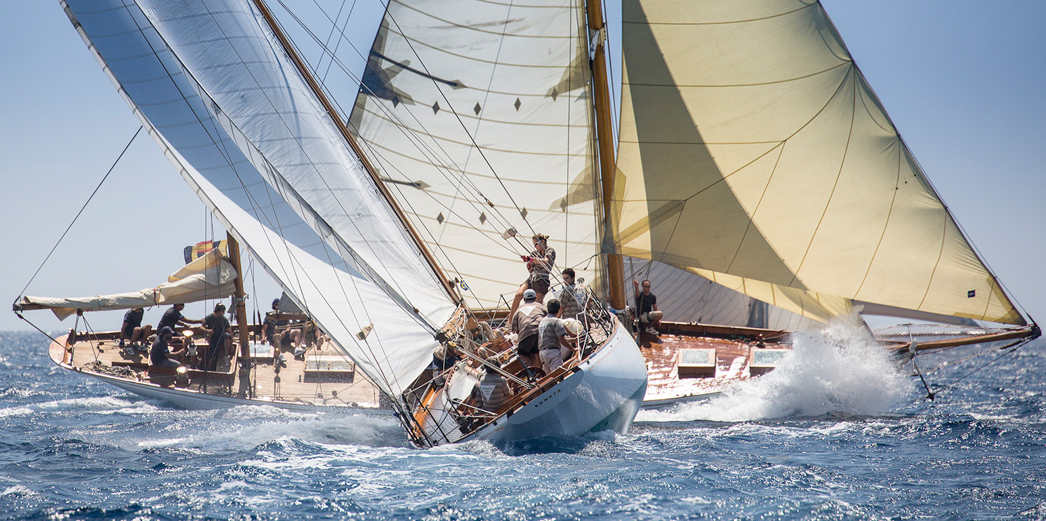 Moonbeam IV, Samurai, Peter y Marigold vencen con autoridad en la primera jornada de la VII Puig Vela Clàssica Barcelona