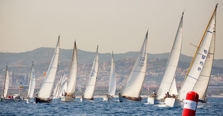 Argos, Alba, Marigold and Halloween, leaders on the first day of the VIII Barcelona Puig Vela Clàssica