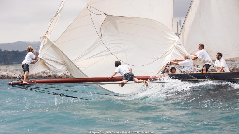 The Puig Vela Clàssica Barcelona regatta consolidates its tenth anniversary as one of the most important classic sailing circuits in the Mediterranean
