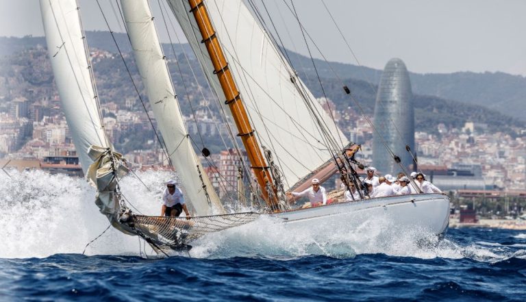 More than 40 classic boats will sail off the coast of Barcelona during this major nautical event