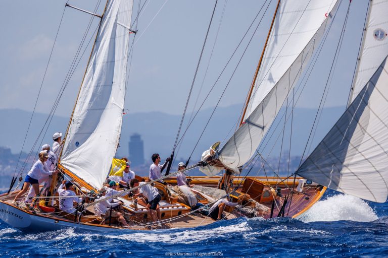 A spectacle of sails: 50 boats defy the waves on second day of competition