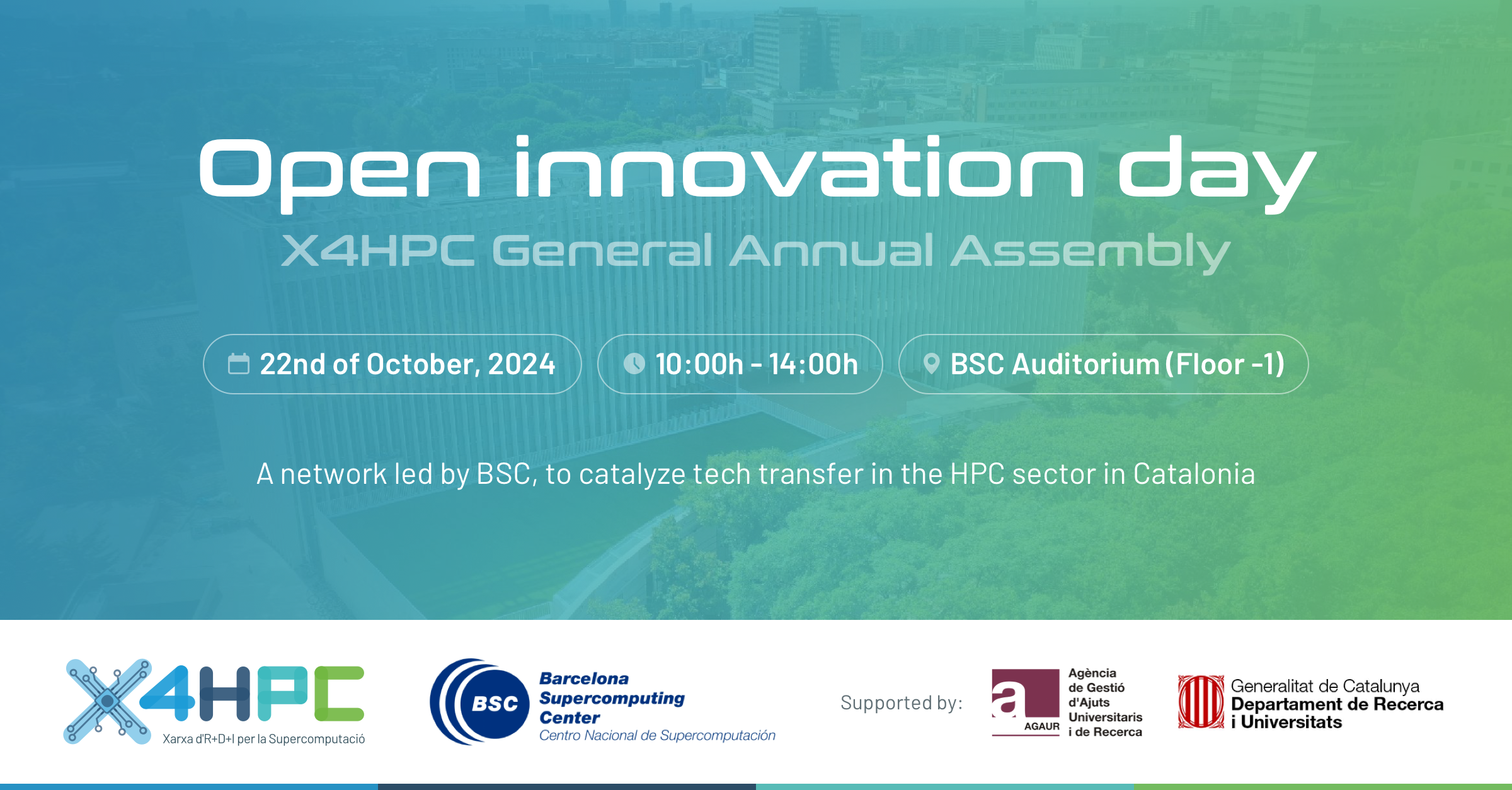 X4HPC Open Innovation Day: 22 d’octubre de 2024