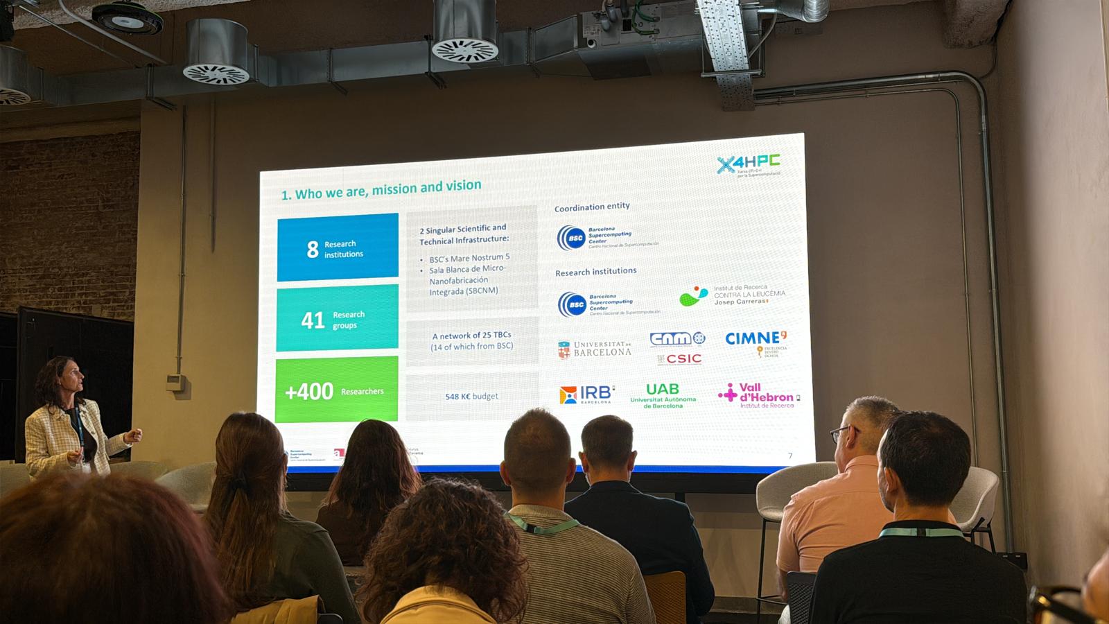 La X4HPC renova la seva activitat amb l’objectiu de connectar la recerca puntera amb el teixit empresarial i la societat